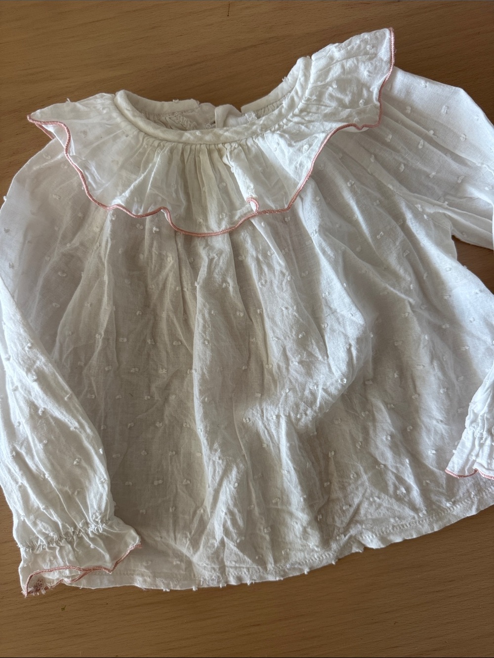 Bloomer with long sleeves blouse, Lola palacios, 12m with nice socks, condor, 12